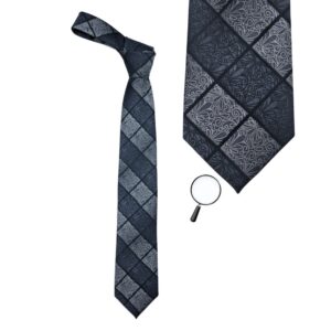 Gravata Marca Esteve Harvey Cinza 8,5 cm x 1,50 Cm Tradicional