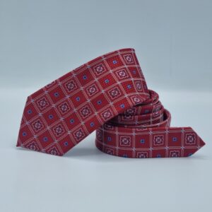 Gravata Marca Pierre Cardin Vermelha 8,5 cm x 1,53 Cm Tradicional