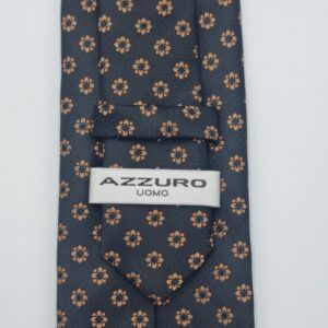 Gravata Marca AZZURO UOMO / 8,5 cm x 1,45 Cm Tradicional