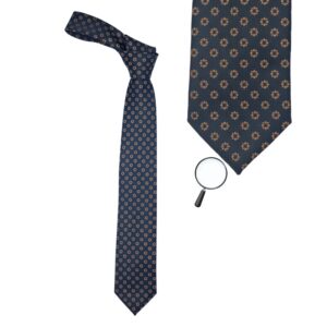 Gravata Marca AZZURO UOMO / 8,5 cm x 1,45 Cm Tradicional