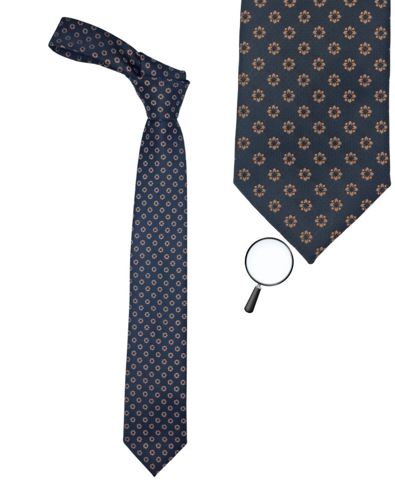 Gravata Marca AZZURO UOMO / 8,5 cm x 1,45 Cm Tradicional