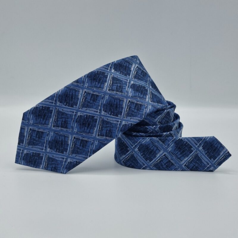 Gravata Marca Stacy Adams Azul 8,5 cm x 1,51 Cm Tradicional