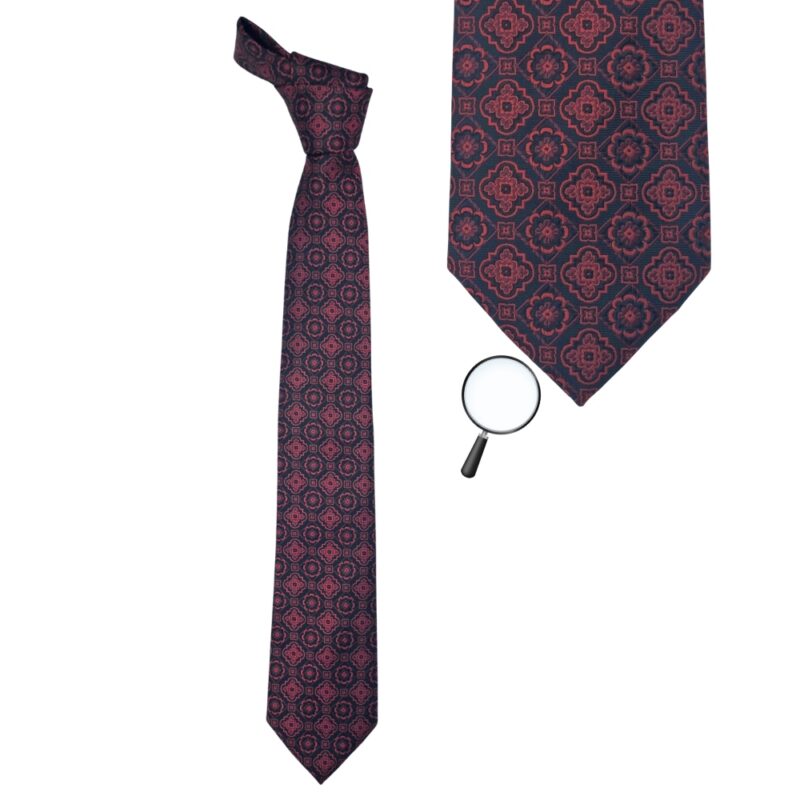 Gravata Marca Pierre Cardin Vinho 8,5 cm x 1,51 Cm Tradicional