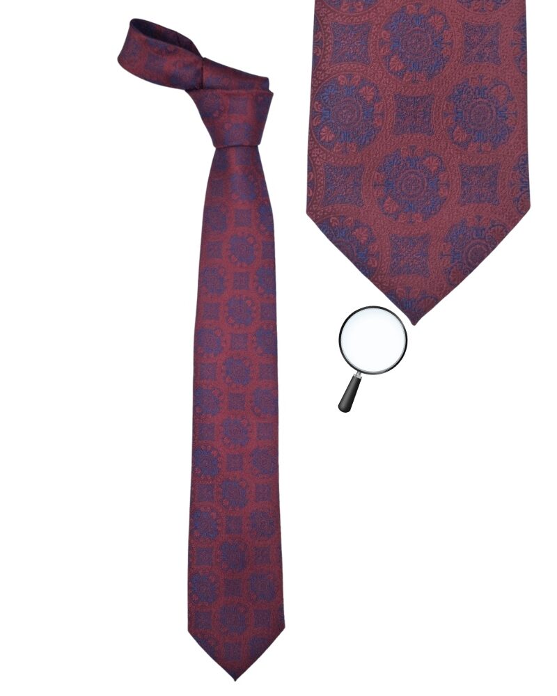 Gravata Esteve Harvey Vinho 8,5 cm x 1,48 Cm Tradicional