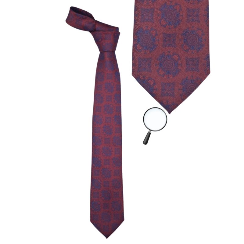 Gravata Esteve Harvey Vinho 8,5 cm x 1,48 Cm Tradicional