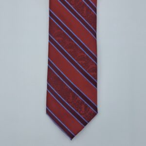 Gravata Esteve Harvey Vermelha Azul 8,5 cm x 1,51 Cm Tradicional