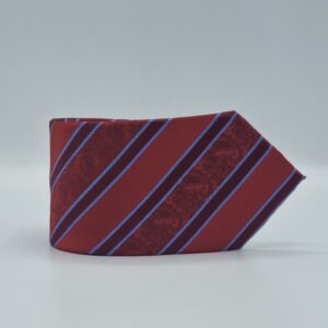 Gravata Esteve Harvey Vermelha Azul 8,5 cm x 1,51 Cm Tradicional