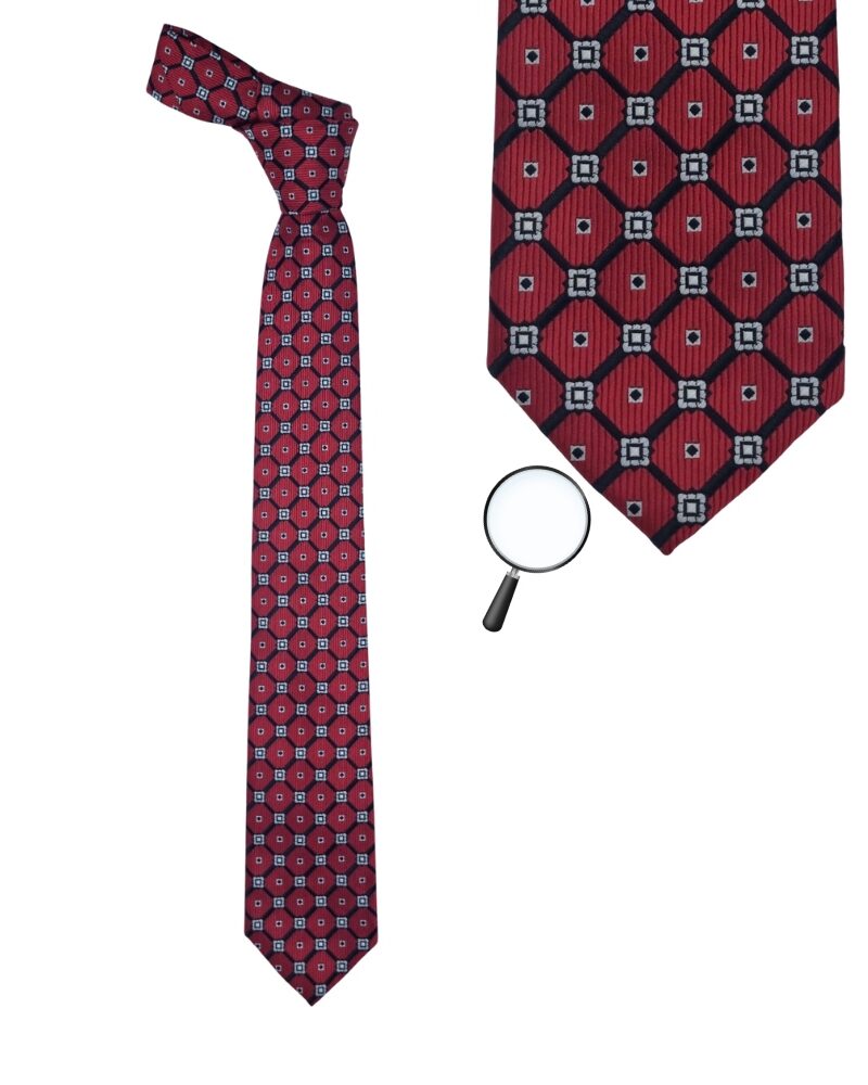 Gravata Vermelha 8 cm x 1,49 Cm