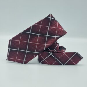 Gravata Marca Pierre Cardin Vinho 8,5 cm x 1,52 Cm Tradicional