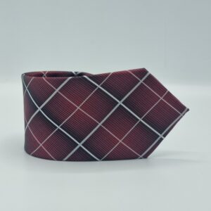 Gravata Marca Pierre Cardin Vinho 8,5 cm x 1,52 Cm Tradicional