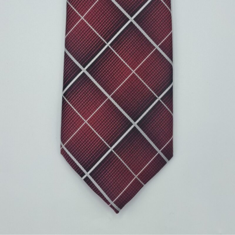 Gravata Marca Pierre Cardin Vinho 8,5 cm x 1,52 Cm Tradicional