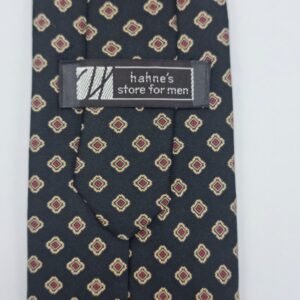 Gravata Marca hahne´s - store for mem- Preta 8 cm x 1,45 Cm