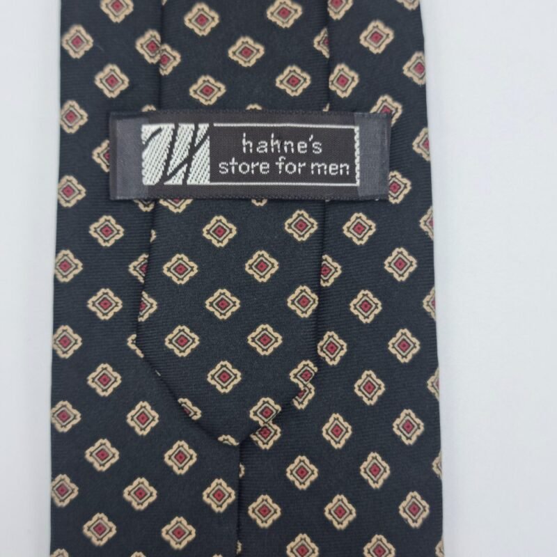 Gravata Marca hahne´s - store for mem- Preta 8 cm x 1,45 Cm