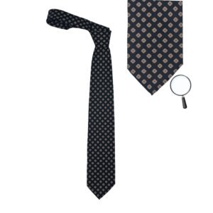 Gravata Marca hahne´s - store for mem- Preta 8 cm x 1,45 Cm