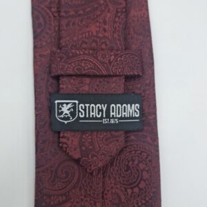 Gravata Marca Stacy Adams Vinho 8,5 cm x 1,49 Cm Tradicional