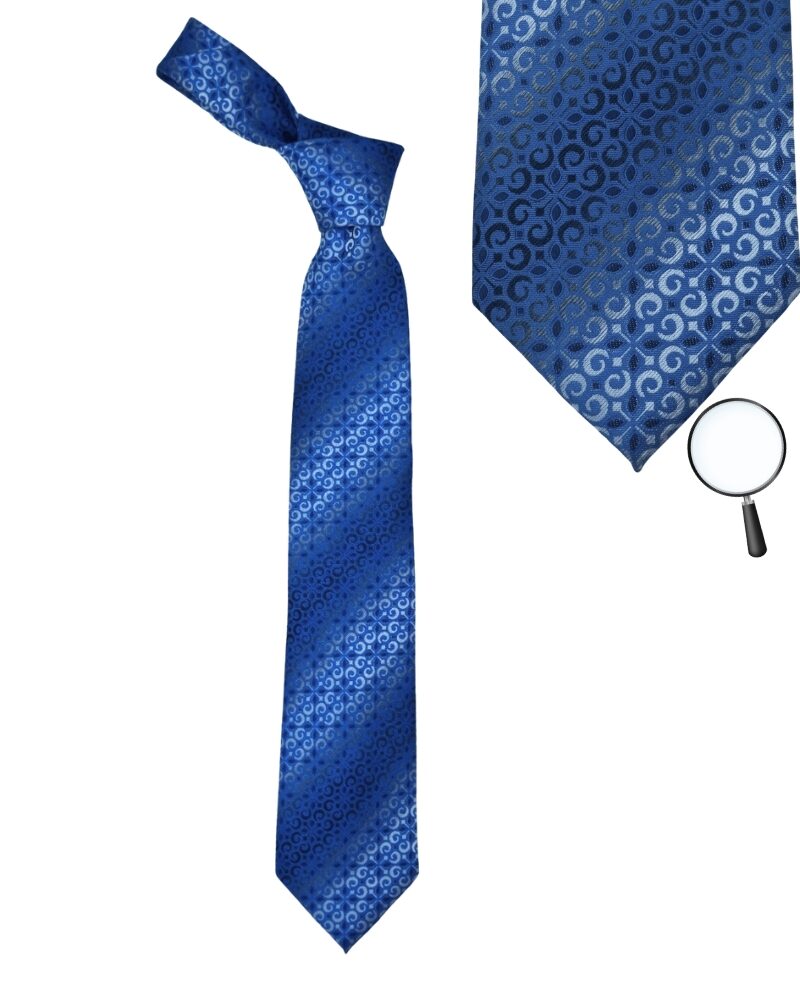 Gravata Esteve Harvey Azul Royal 8,5 cm x 1,51 Cm Tradicional