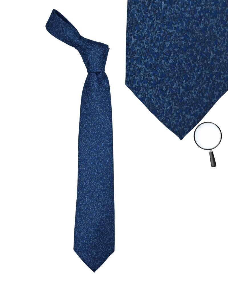 Gravata Seda/ Marca CP Neckwear Azul 8,5 cm x 1,46 Cm Tradicional