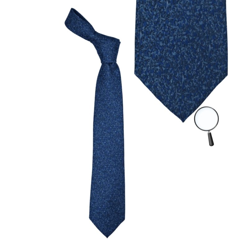 Gravata Seda/ Marca CP Neckwear Azul 8,5 cm x 1,46 Cm Tradicional