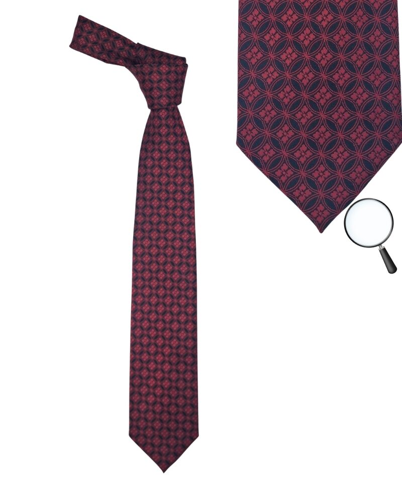 Gravata Esteve Harvey vinho 8,5 cm x 1,51 Cm Tradicional