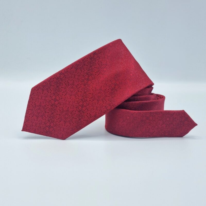 Gravata Esteve Harvey vermelho 8,5 cm x 1,49Cm Tradicional