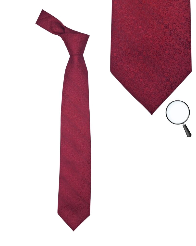 Gravata Esteve Harvey vermelho 8,5 cm x 1,49Cm Tradicional