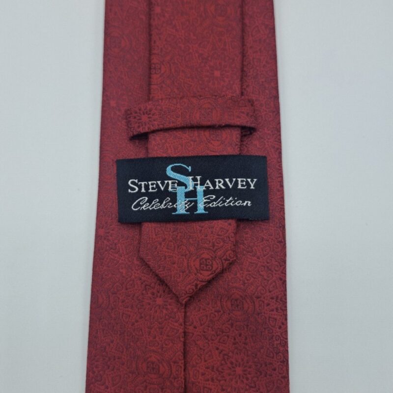 Gravata Esteve Harvey vermelho 8,5 cm x 1,49Cm Tradicional