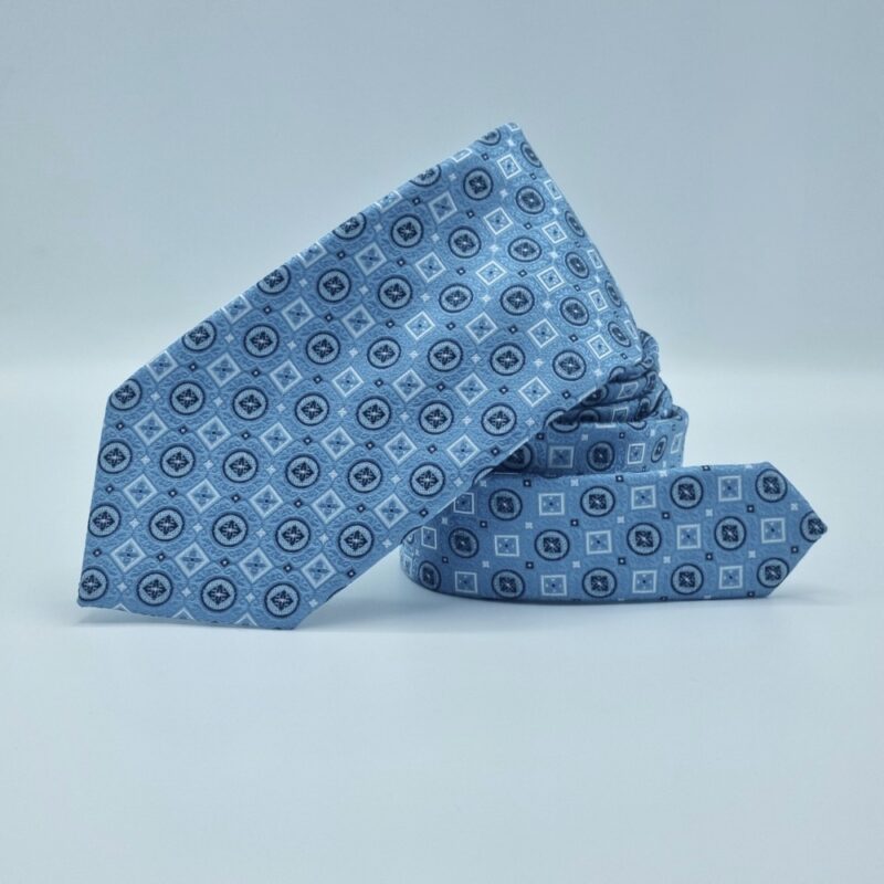 Gravata Esteve Harvey Azul Claro 8,5 cm x 1,49 Cm Tradicional