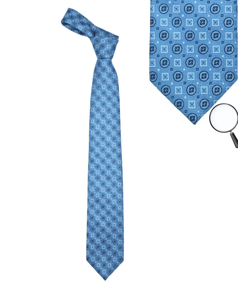 Gravata Esteve Harvey Azul Claro 8,5 cm x 1,49 Cm Tradicional