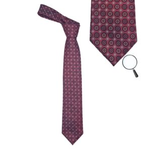 Gravata Marca Pierre Cardin Vinho 8,5 cm x 1,51 Cm Tradicional