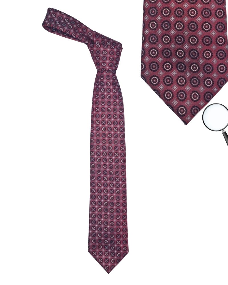 Gravata Marca Pierre Cardin Vinho 8,5 cm x 1,51 Cm Tradicional