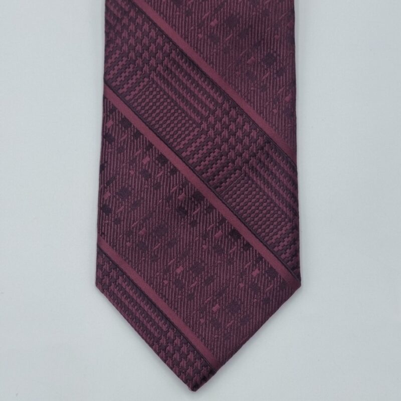 Gravata Marca Stacy Adams Vinho escuro 8,5 cm x 1,53 Cm Tradicional