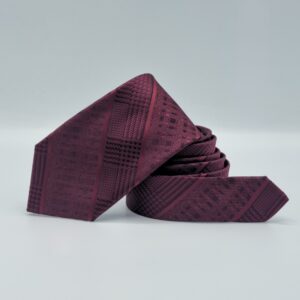 Gravata Marca Stacy Adams Vinho escuro 8,5 cm x 1,53 Cm Tradicional