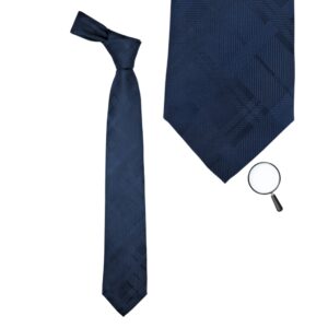 Gravata Marca Stacy Adams Azul escuro 8,5 cm x 1,52 Cm Tradicional