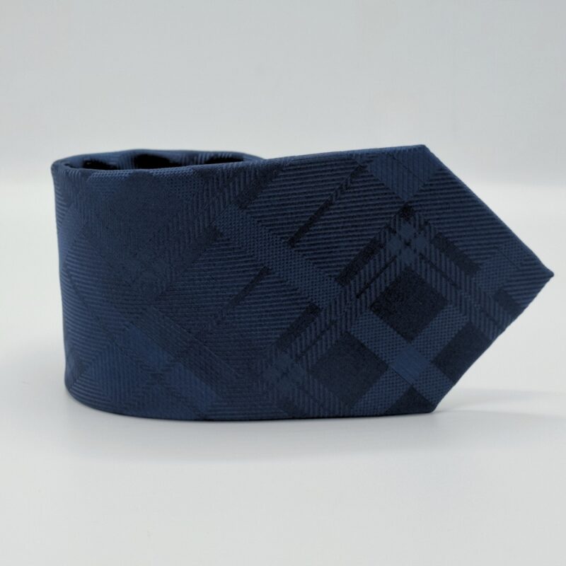 Gravata Marca Stacy Adams Azul escuro 8,5 cm x 1,52 Cm Tradicional