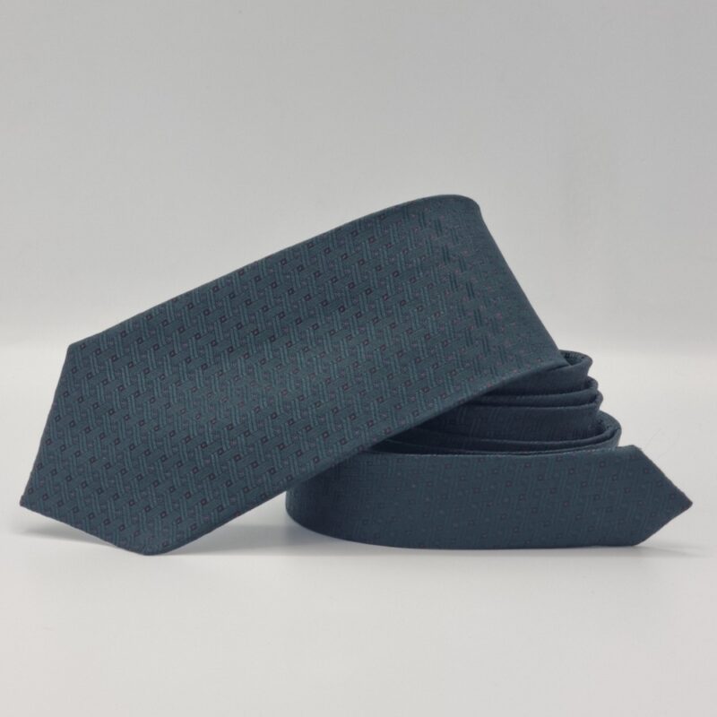 Gravata Verde Escuro Semi Slim 7,5 cm