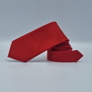 Gravata Vermelha Semi Slim 7,5cm