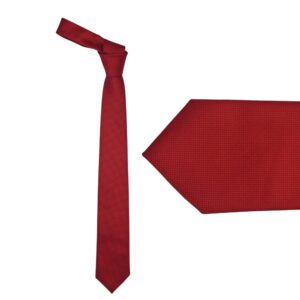 Gravata Vermelha Semi Slim 7,5cm