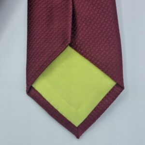 Gravata Bordo Semi Slim 7,5cm
