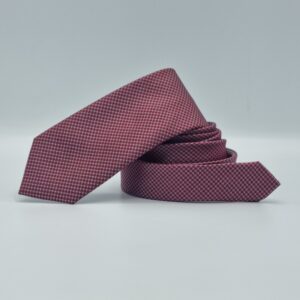 Gravata Bordo Semi Slim 7 cm