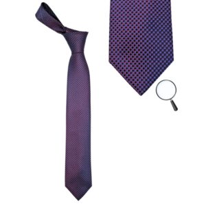 Gravata masculina Bergamo New York destacando padrão geométrico sofisticado