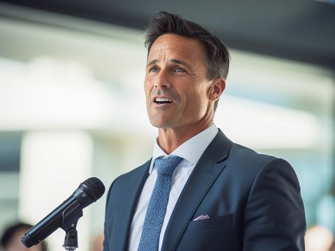 palestrante elegante camisa ms stilos