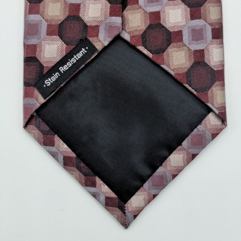 Gravata 100% SEDA Marca Marca Van - HeuseN / Vinho- 9 cm x 1,46 Cm Tradicional