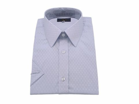 Camisa social azul claro xadrez de manga curta MS Stilos