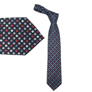 Gravata cinza com detalhes da marca Alexandre Julian em estilo social tradicional