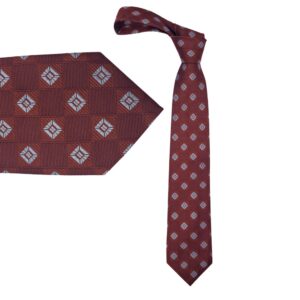 Gravata social extra longa vermelha Jos A Bank em seda com visual refinado