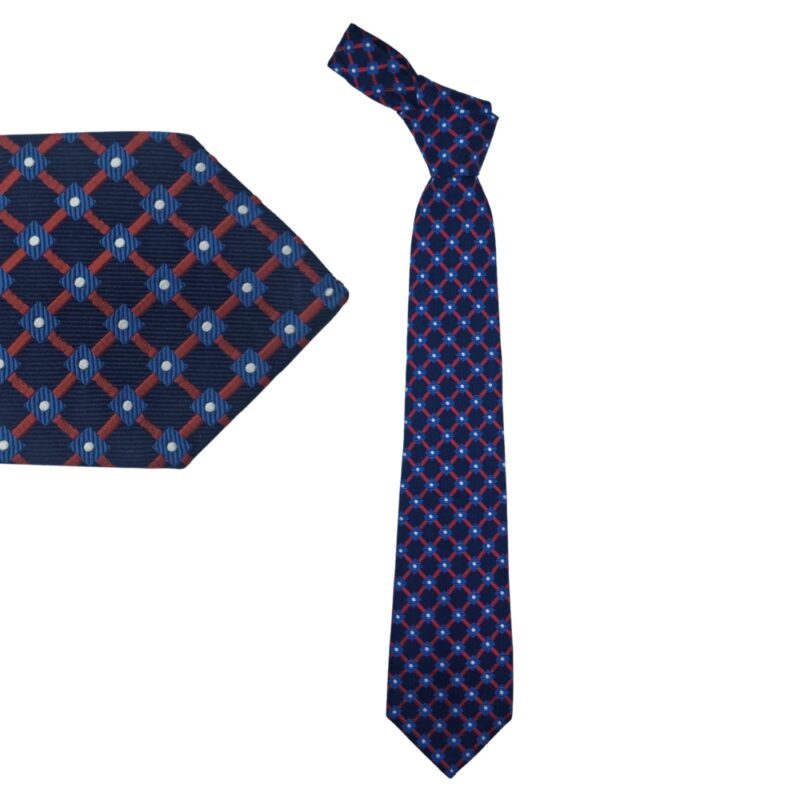 Gravata Turnbull Asser em seda com nó ajustado e caimento tradicional refinado