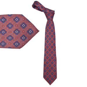 Gravata vermelha em seda 100 por cento da marca Sean John tradicional