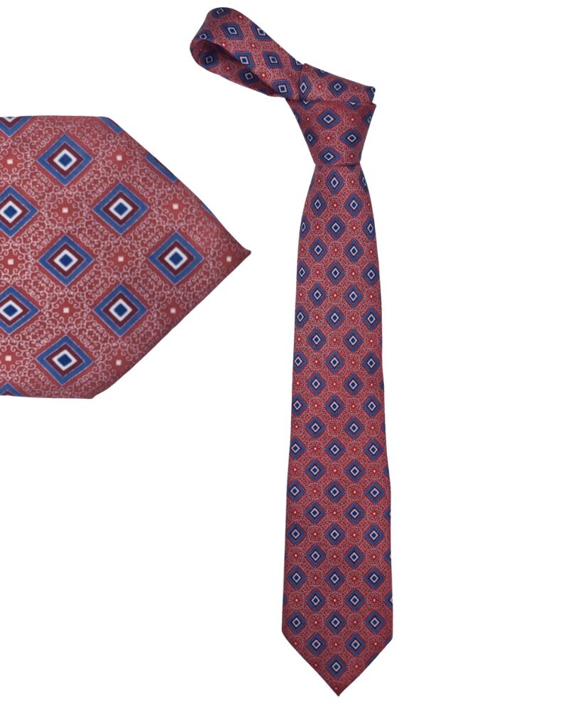 Gravata vermelha em seda 100 por cento da marca Sean John tradicional