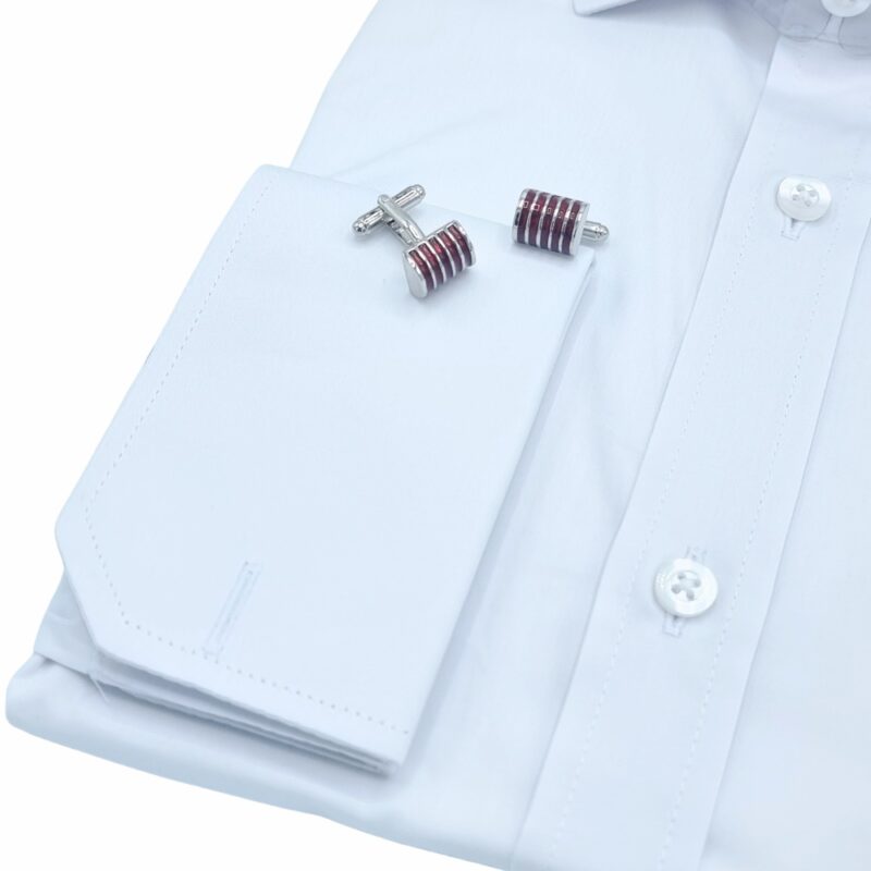 Camisa Fio Egípcio Branca Lisa Italiana Algodão e Elastano