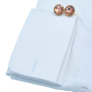 Camisa Branca lisa Punho duplo para Abotoaduras Feminina